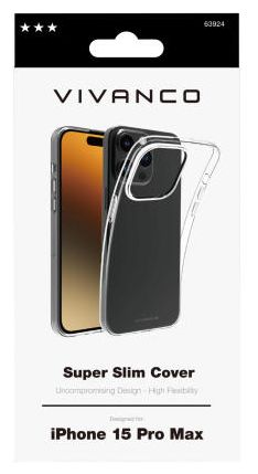 Cover für Apple iPhone 15 Pro Max  Super Slim (Transparent) 