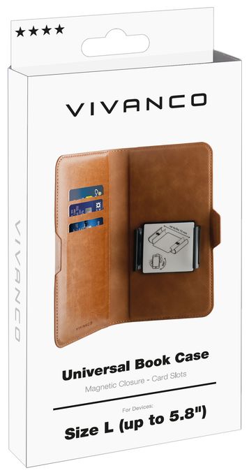 Folio für Jede Marke Universal  Universal Book (Braun) 
