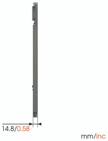 Wand Halterung bis 139,7 cm (55") 25 kg Thin 205 UltraThin 