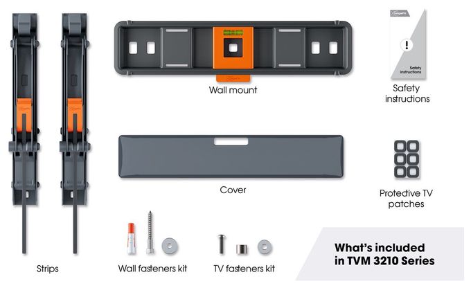 TVM 3215 Neigbare TV-Wandhalterung 