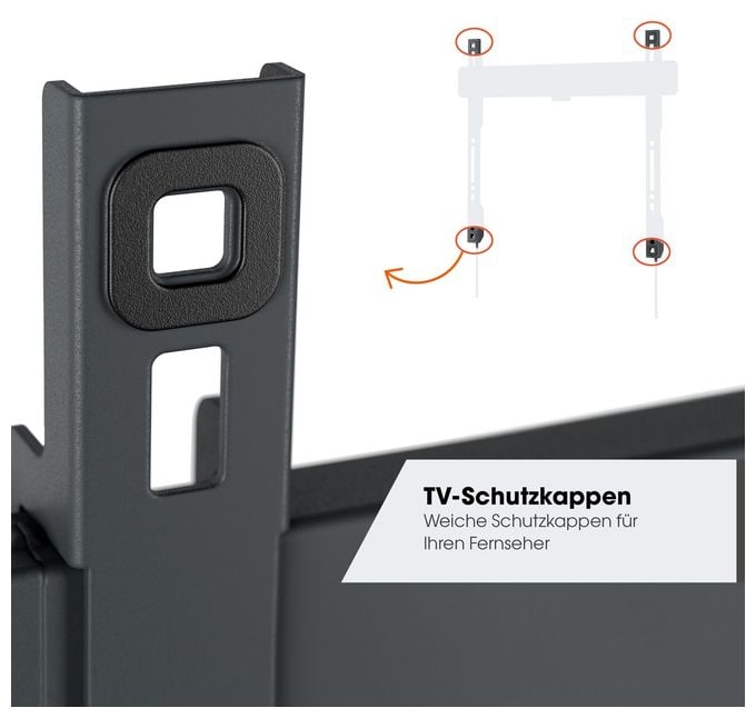 Wand Halterung 180° bis 165,1 cm (65") 35 kg TVM5445 Schwenkbare 