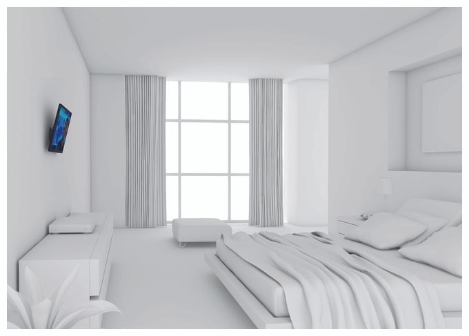 Wand Halterung bis 66 cm (26") 20 kg 0 - 15° Wall 2015 
