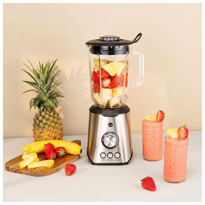 1,5 l Standmixer 3 Geschwindigkeiten 1000 W  BLPS-1000 (Silber) 