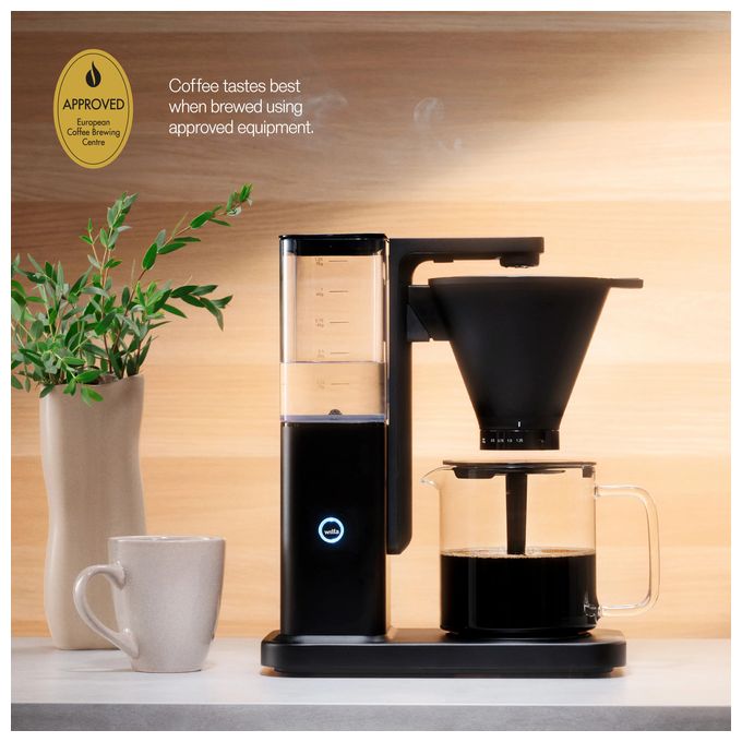 10 Tassen Filterkaffeemaschine 1,2 l (Schwarz, Transparent) CM10AB-M125 