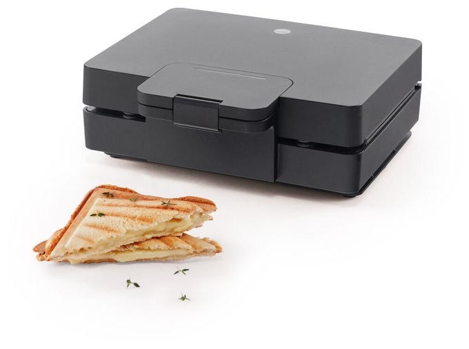 Sandwichmaker 1000 W für 2 Sandwiches  Easy Melt (Schwarz) 