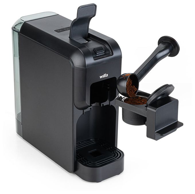 Kaffeekapsel, Gemahlener Kaffee Maschine  MMA1T-TC15 Volo Multi Mini (Schwarz) 