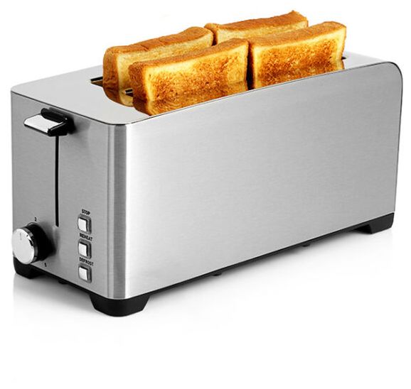 Toaster 1400 W 4 Scheibe(n) 5 Stufen  TOL-1400S (Silber) 