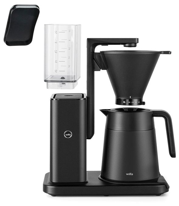 Filterkaffeemaschine 1,2 l  Zense Alux Thermo (Schwarz/Transparent) 