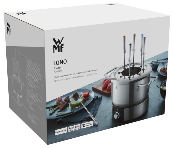 8 Person(en) 1400 W Lono Fondue-Set 