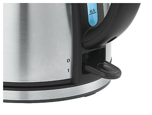 1,2 l Wasserkocher 2400 W  Stelio (Schwarz, Edelstahl) 