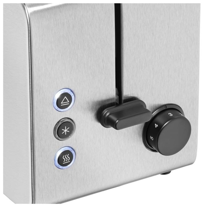 Toaster 1000 W 2 Scheibe(n) 7 Stufen  Stelio (Edelstahl) 