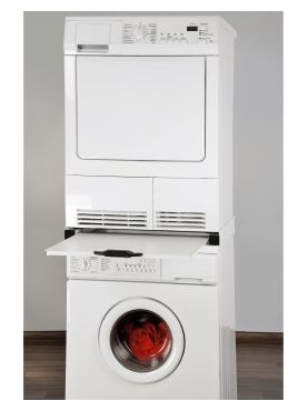111363 Zwischenrahmen für Waschmaschine und Trockner Weiß 