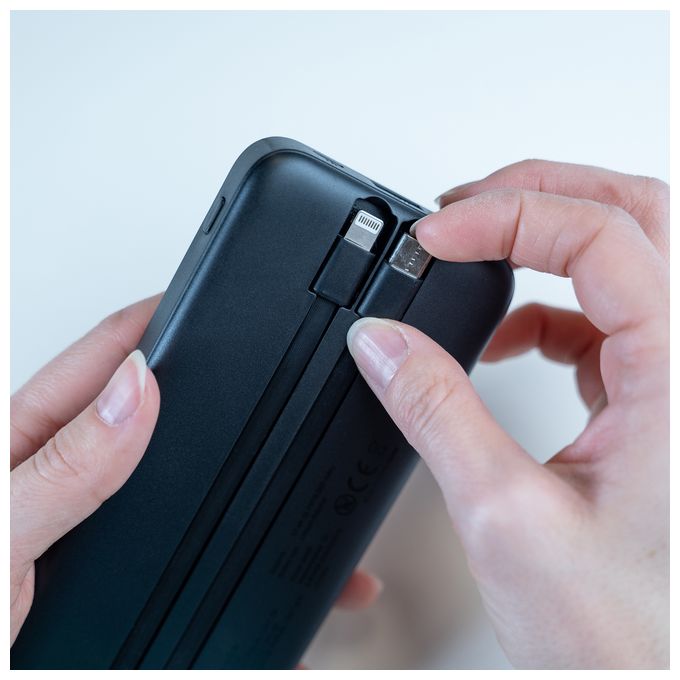 10000 mAh Powerbank Mikro-USB  220139 (Schwarz) 