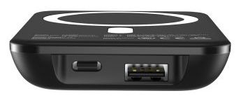 5000 mAh Powerbank USB Typ-C Kabelloses Laden  Magfix Pro (Schwarz) 