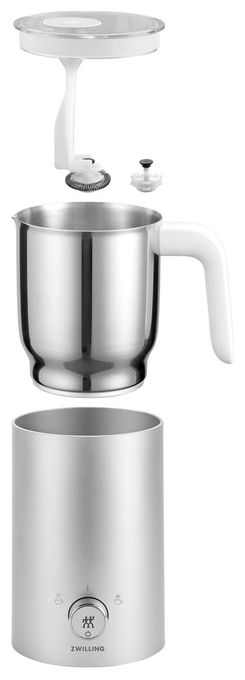 Milchaufschäumer Automatischer Milchaufschäumer/-wärmer ca. 400 ml  Enfinigy (Silber) 