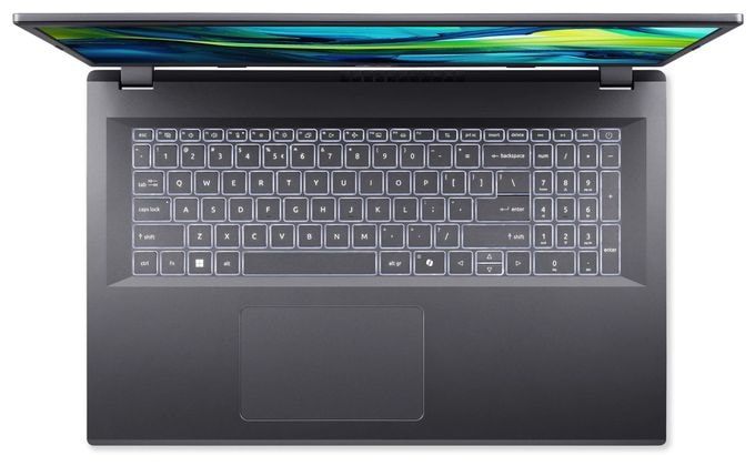 Full HD Notebook 43,9 cm (17.3 Zoll) 1920 x 1080 Pixel 16 GB Ram 512 GB SSD Windows 11 Home Intel Core 7 max. 5,4 GHz  Aspire A17-51M-7991 (Steel Gray) 