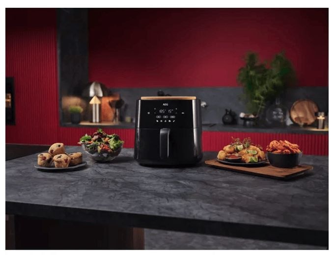 Eigenständig Heißluftfritteuse 5 l 1500 W  AAF5B Design Collection (Schwarz) 