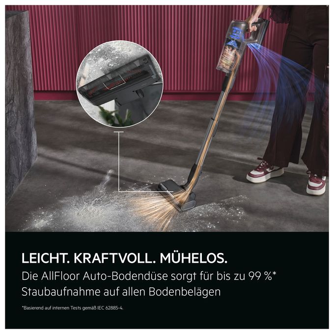 Handstaubsauger Beutellos bis 40 min Laufzeit 21,6 V HEPA  AP72UB21ES Ultimate 7000 (Grau) 
