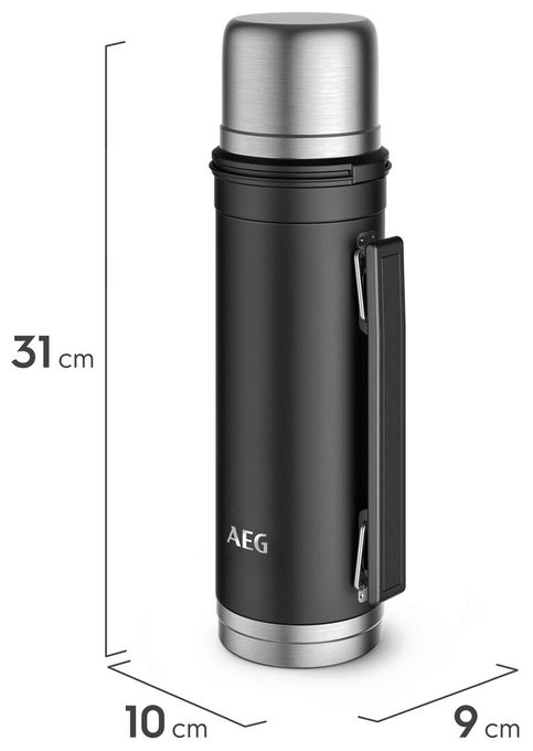  ATHJ02 Thermosflasche 1 l (Schwarz) 