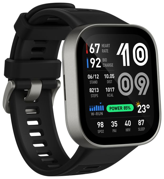Digital  Smartwatch Rechteckig 324 ppi  Bip Max (Silber) 