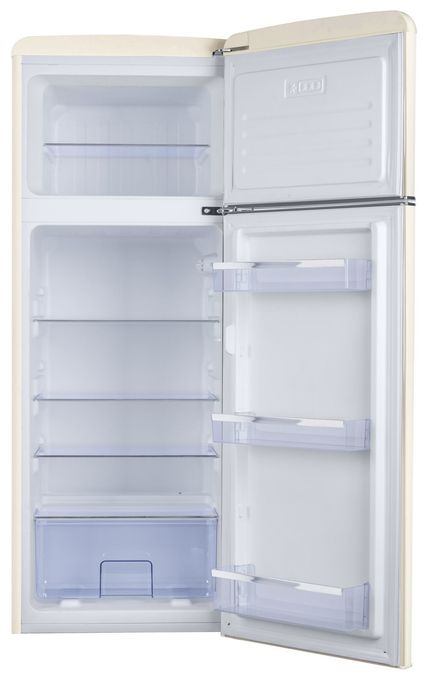 162 l / 44 l Kühl-Gefrierkombi freistehend 144 kWh Jahr  DTR374190B (Beige) 