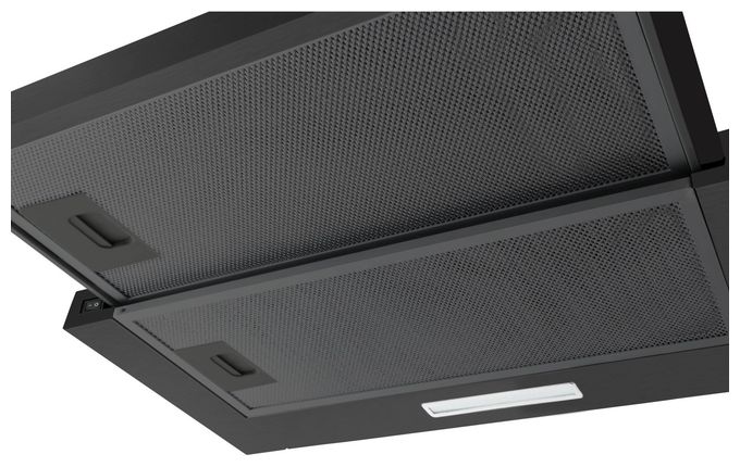 Abluft/Umluft Dunstabzugshaube/Esse Einbau 60 cm (Schwarz) FH664635E 