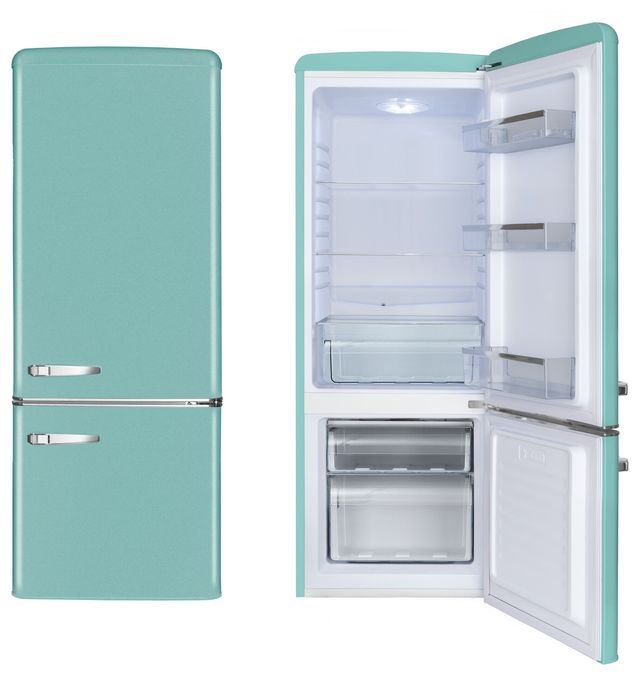 147 l / 44 l Kühl-Gefrierkombi freistehend NoFrost 181 kWh Jahr  KGCR384150T (Blau) 