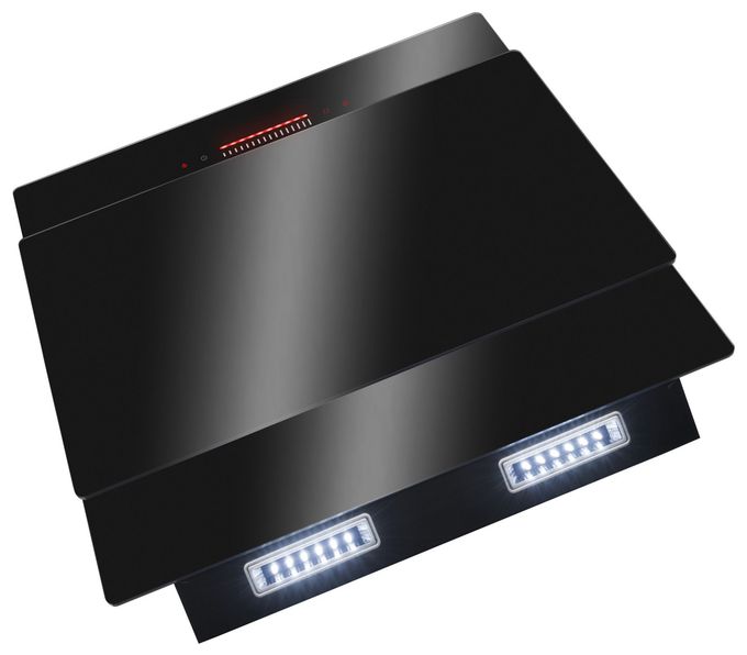 Abluft/Umluft Dunstabzugshaube/Esse Wand 60 cm (Schwarz) KHF664101S 