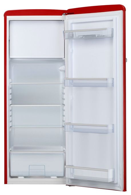 218 l / 194 l Kühlschrank freistehend EEK: E 157 kWh Jahr  KSR364150R (Rot) 