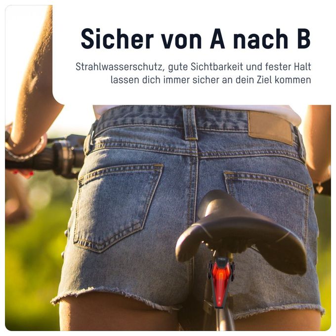 Heckbeleuchtung 1600-0553 Fahrradrücklicht LED 