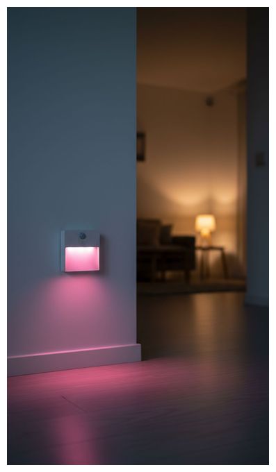 LED Warmweiß, Mehrfarbig Batterie/Akku NL5R Sensor-Nachtlicht 