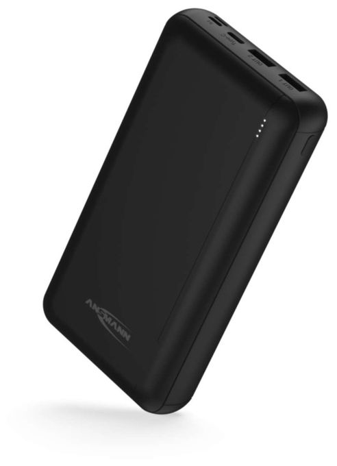 30000 mAh Powerbank Lightning + USB Type-C + Micro-USB  PB212 (Schwarz) 