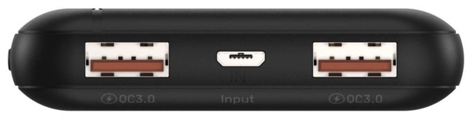 10000 mAh Powerbank Micro-USB + USB Type-C  PB320PD (Schwarz) 