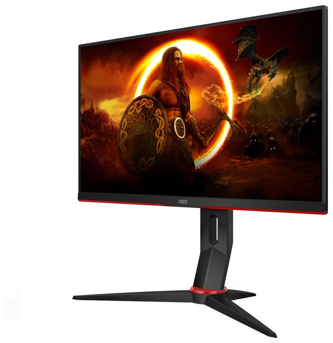 Full HD Monitor 60,5 cm (23.8 Zoll) 16:9 4 ms 300 cd/m²  24G2SPU/BK (Schwarz, Rot) 
