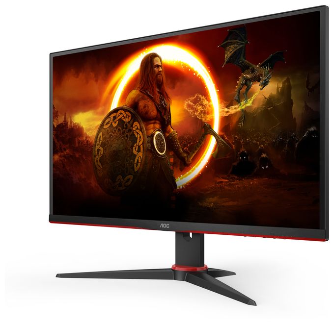 Full HD Monitor 68,6 cm (27 Zoll) 16:9 4 ms 350 cd/m²  27G2SAE/BK (Schwarz, Rot) 