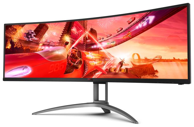 Quad HD Monitor 124 cm (48.5 Zoll) 32:9 4 ms 400 cd/m²  AG493UCX2 (Schwarz) 