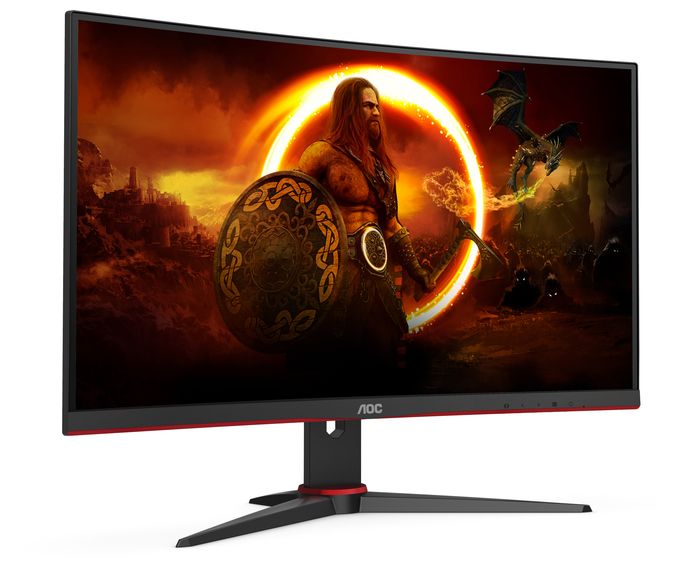 Full HD Monitor 59,9 cm (23.6 Zoll) 16:9 4 ms 250 cd/m²  C24G2AE/BK (Schwarz, Rot) 