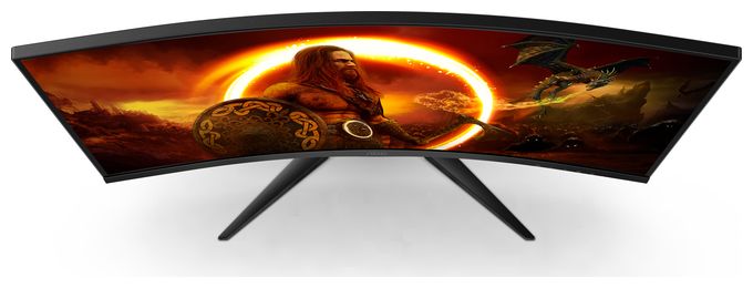 Full HD Monitor 80 cm (31.5 Zoll) 16:9 4 ms 300 cd/m²  C32G2ZE/BK (Schwarz, Rot) 
