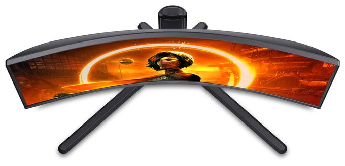 Quad HD Monitor 80 cm (31.5 Zoll) 16:9 4 ms 300 cd/m²  CQ32G3SU/BK (Schwarz, Rot) 
