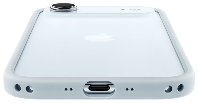 Cover für Apple iPhone Air  Bumper (Hellblau) 