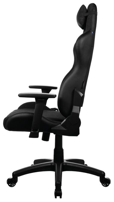 Gamingstuhl bis 120 kg (Schwarz) Avanti Soft Fabric 