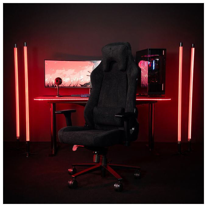 Gamingstuhl bis 145 kg Vernazza Soft Fabric 
