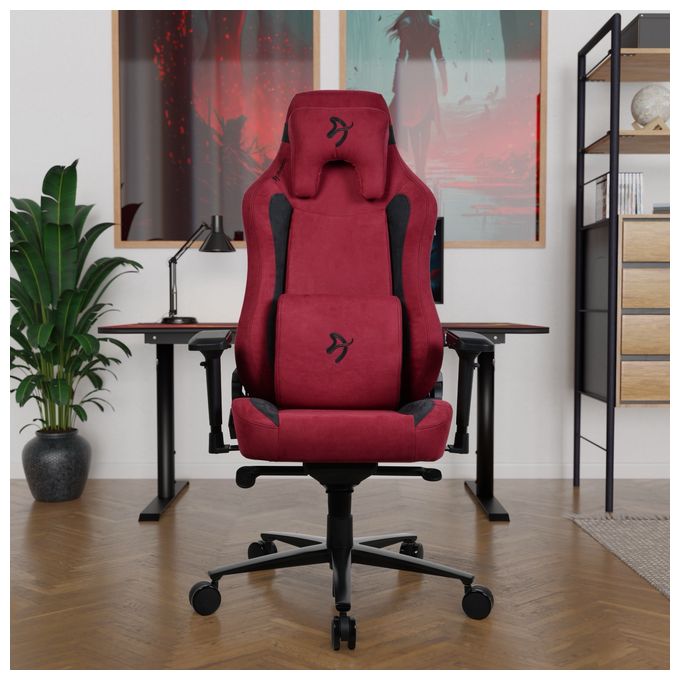 Gamingstuhl bis 145 kg (Burgund) Vernazza Supersoft 