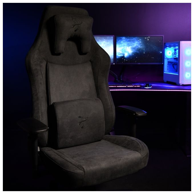 Gamingstuhl bis 170 kg (Schwarz) Vernazza XL Supersoft 