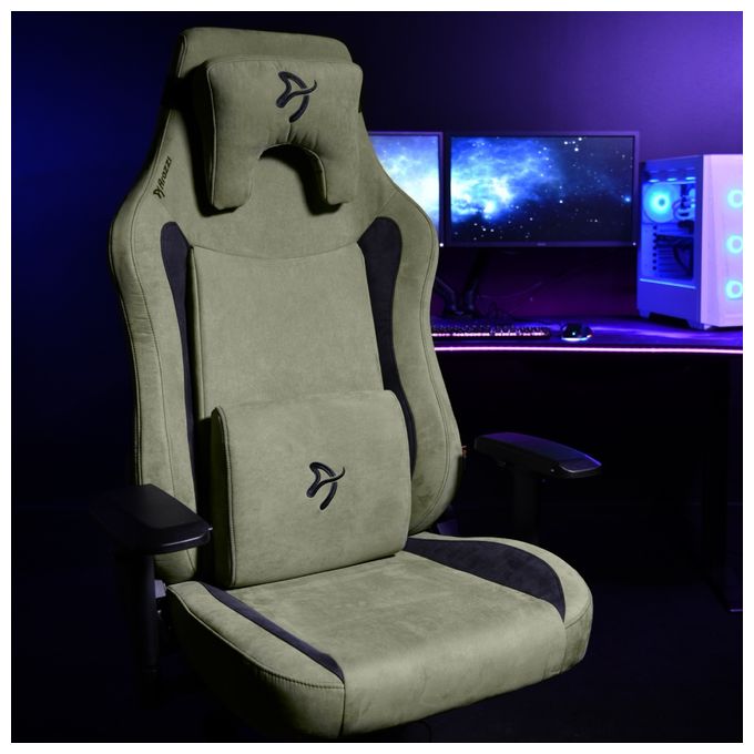Gamingstuhl bis 170 kg (Grün) Vernazza XL Supersoft 