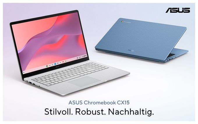 Full HD Notebook 39,6 cm (15.6 Zoll) 8 GB RAM 128 GB eMMC ChromeOS Intel N  Chromebook CX1505CTA-S70268 (Pink) 