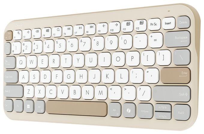 Home Tastatur Bluetooth  KW100 (Beige, Grau, Weiß) 
