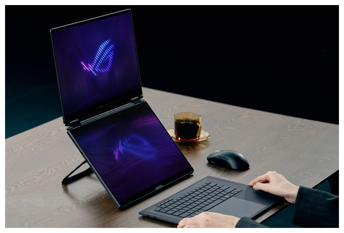 2K Ultra HD Notebook 40,6 cm (16 Zoll) 2880 x 1800 Pixel 2 TB SSD Windows 11 Home Intel Core Ultra 9 max. 4,9 GHz  ROG Zephyrus Duo GX651AR-SR042W (Grau) 