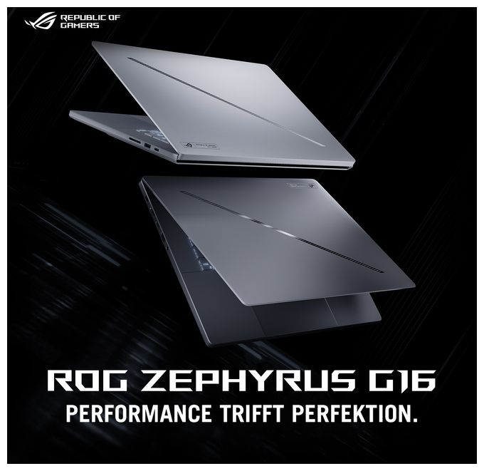 WQXGA Notebook 40,6 cm (16 Zoll) 2560 x 1600 Pixel 1 TB SSD Windows 11 Home AMD Ryzen 7 max. 5 GHz  ROG Zephyrus G16 GA605KH-QR011W (Weiß) 