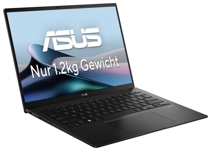WUXGA Notebook 35,6 cm (14 Zoll) 1920 x 1200 Pixel 1 TB SSD Windows 11 Home AMD Ryzen 7 max. 4,6 GHz  Zenbook 14 UM3406GA-QD030W Copilot+ (Schwarz) 